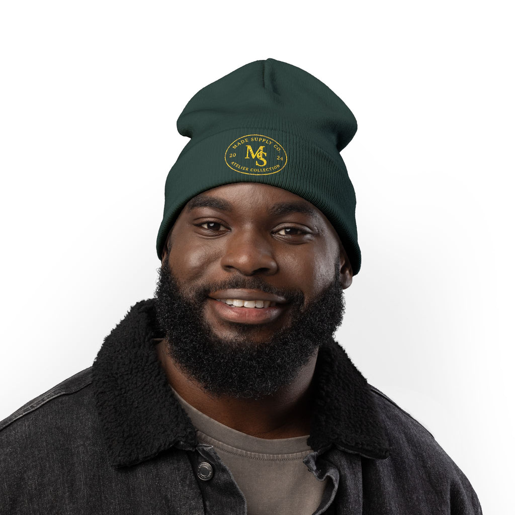 Core Knit Beanie | Premium Embroidered Headwear