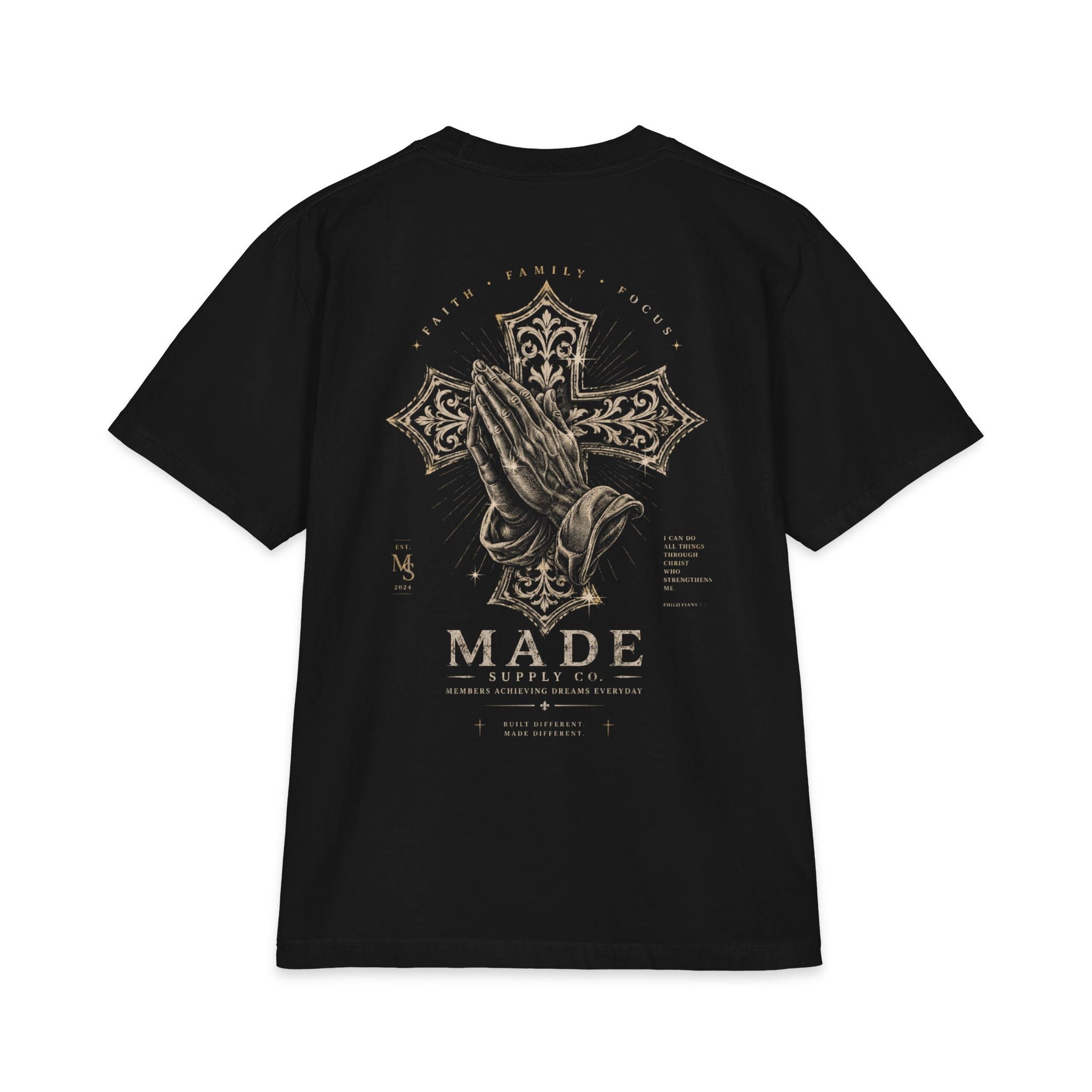 MADE Cross Tee | Heavyweight Streetwear