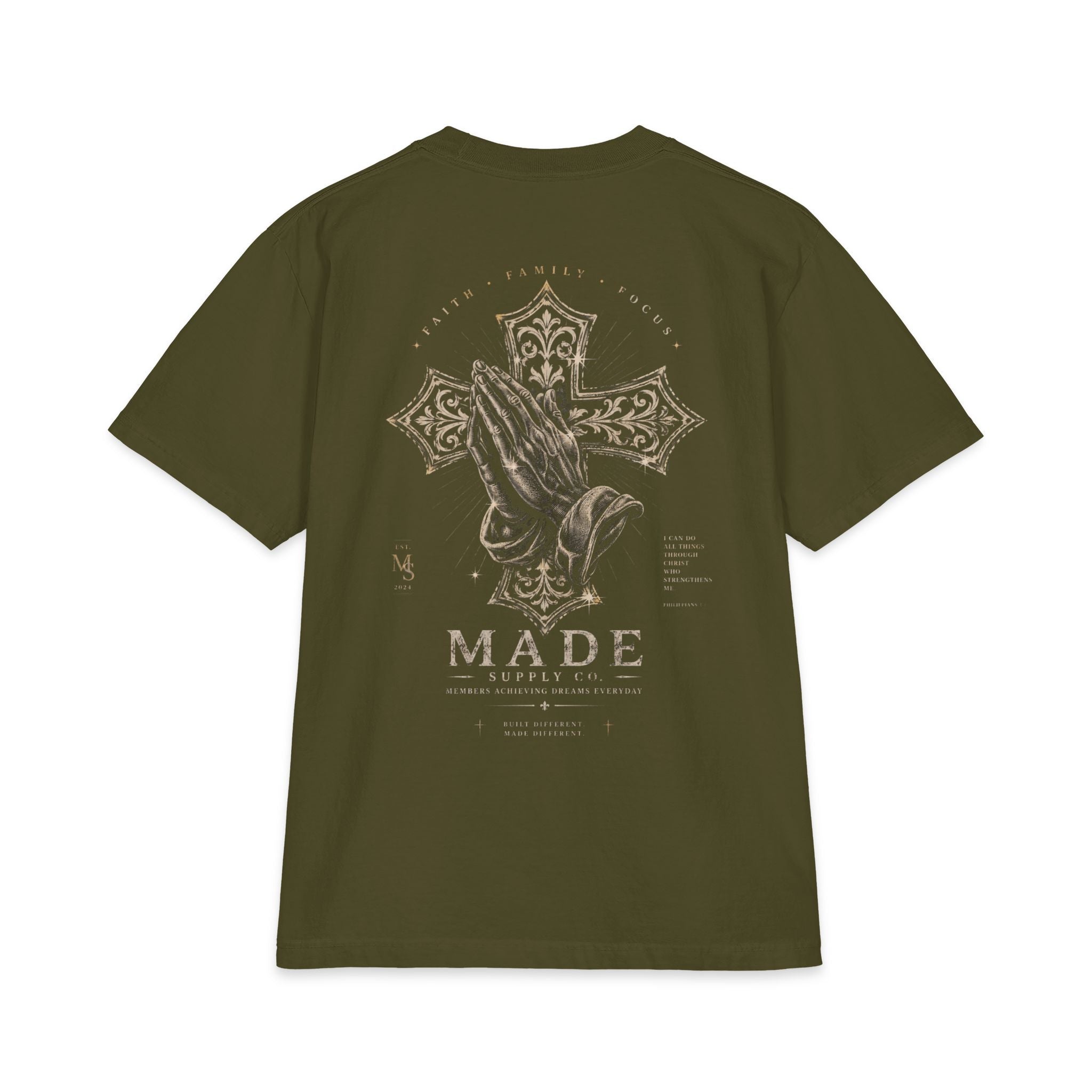 MADE Cross Tee | Heavyweight Streetwear