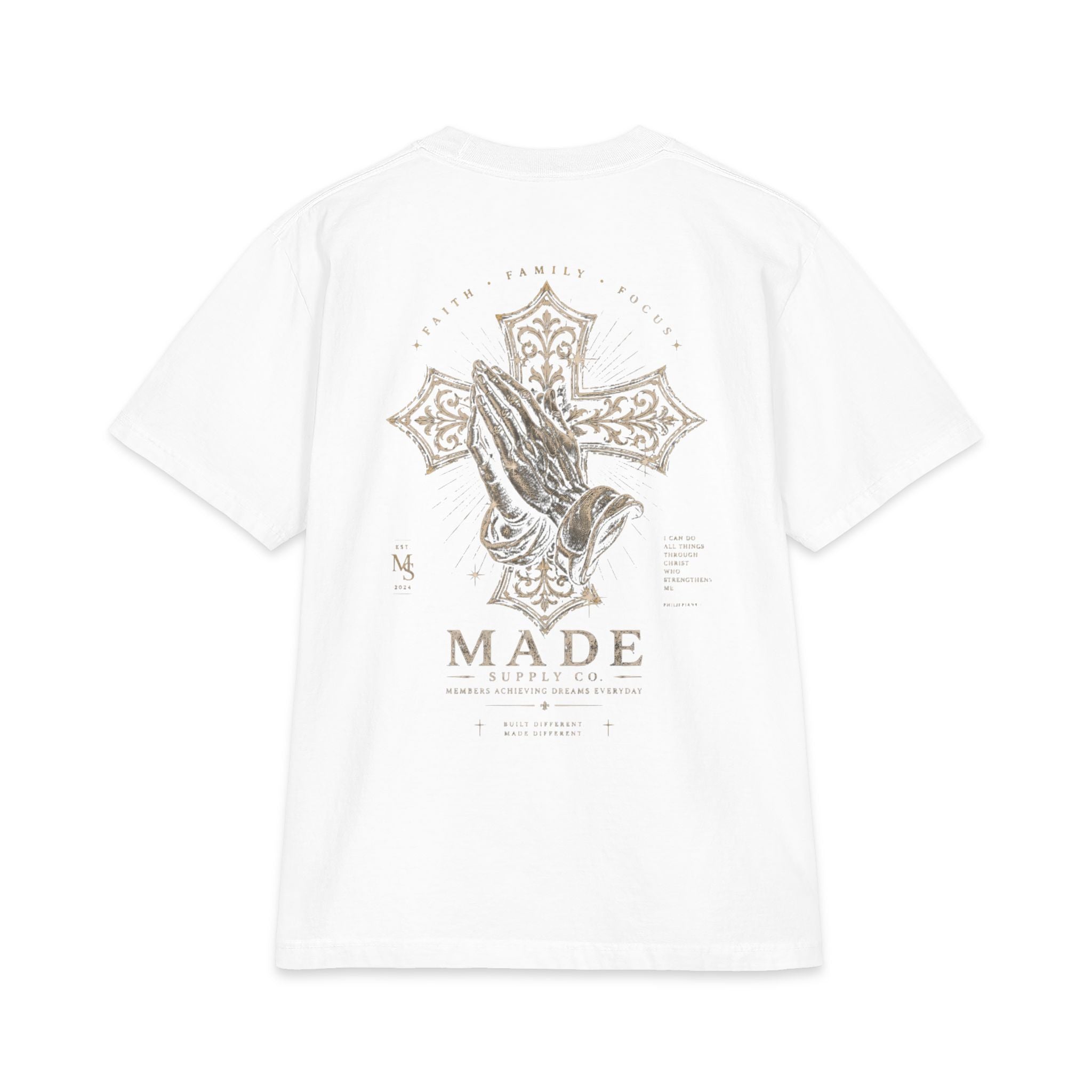 MADE Cross Tee | Heavyweight Streetwear